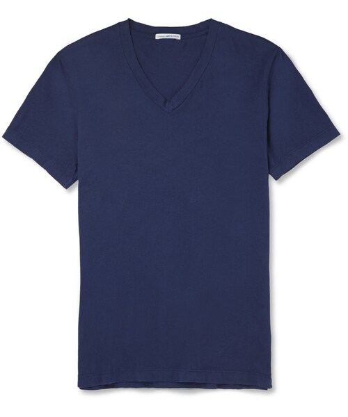 JAMES PERSE(ジェームスパース)の「James Perse Crew Neck Cotton-Jersey T-Shirt(Tシャツ/カットソー・メンズ・Blue/Black/Gray/Green/Orange/White・3/2/1/4/5)」の5枚目の写真