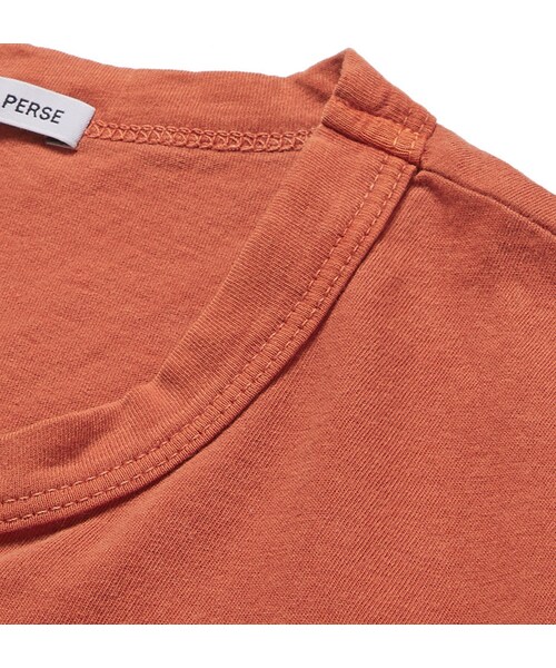 JAMES PERSE(ジェームスパース)の「James Perse Crew Neck Cotton-Jersey T-Shirt(Tシャツ/カットソー・メンズ・Blue/Black/Gray/Green/Orange/White・3/2/1/4/5)」の11枚目の写真