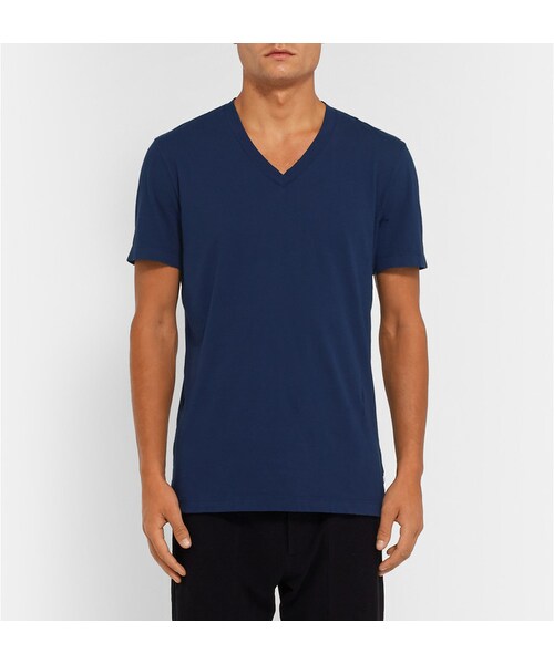 JAMES PERSE(ジェームスパース)の「James Perse Crew Neck Cotton-Jersey T-Shirt(Tシャツ/カットソー・メンズ・Blue/Black/Gray/Green/Orange/White・3/2/1/4/5)」の14枚目の写真