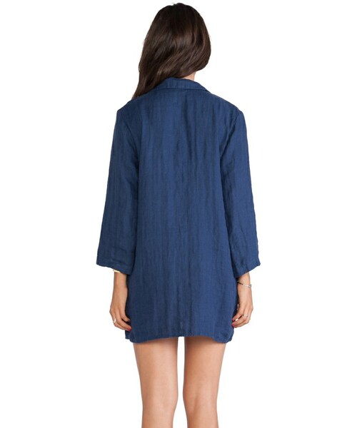 CP SHADES（シーピーシェイズ）の「CP SHADES Kendall Linen Tunic Dress（ワンピース・レディース・Blue・S）」の2枚目の写真