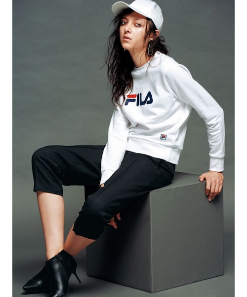 EMODA(エモダ)の「ソフトネップBOYSスラックス(パンツ・レディース・グレー/ブラック・S/M)」の4枚目の写真