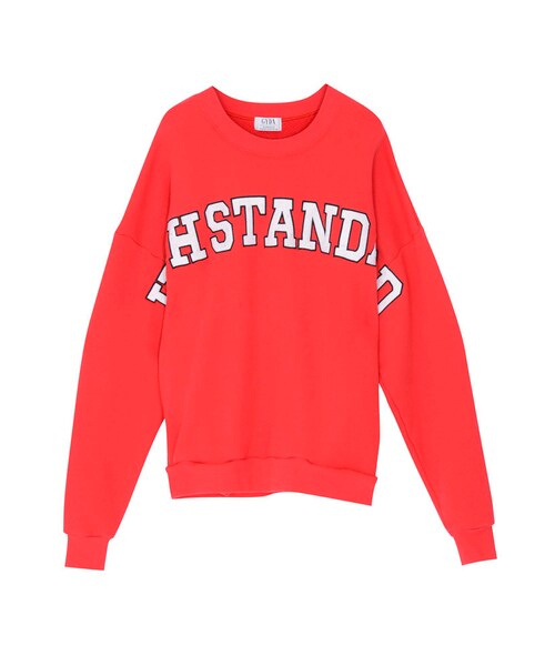 GYDA（ジェイダ）の「HISTANDARD BIG プルオーバー（トップス・レディース・オフホワイト/グレー/ブラック/レッド/カーキ・F）」の5枚目の写真