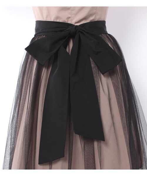 laboratory work（ラボラトリーワーク）の「ウエストリボンオーバースカート付きワンピース（ワンピース/ドレス・レディース・ピンクベージュ/ミント/ネイビー・M）」の11枚目の写真