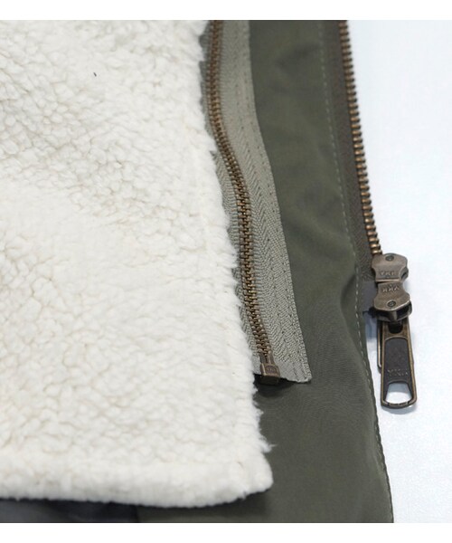 laboratory work（ラボラトリーワーク）の「【POINT×10】【laboratory work】CNピーチモッズコート（ジャケット/アウター・レディース・ベージュ/カーキ/ネイビー・S/M）」の9枚目の写真