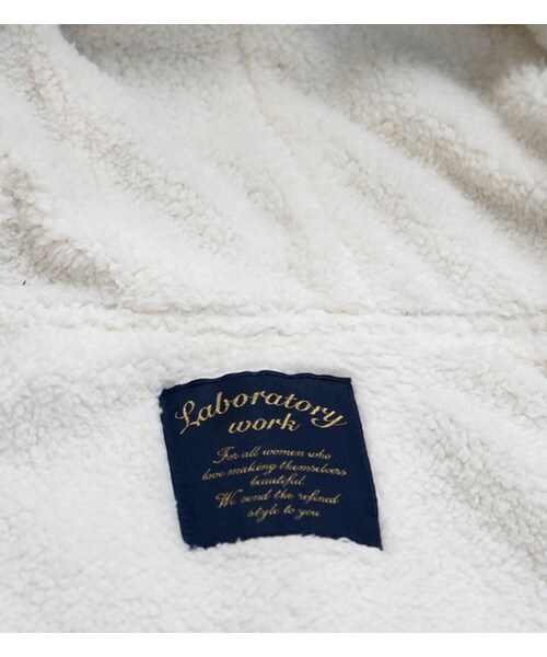 laboratory work（ラボラトリーワーク）の「【POINT×10】【laboratory work】CNピーチモッズコート（ジャケット/アウター・レディース・ベージュ/カーキ/ネイビー・S/M）」の10枚目の写真