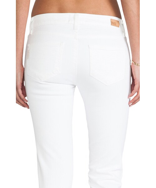 PAIGE Denim（ペイジプレミアムデニム）の「Paige Denim Skyline Skinny（デニムパンツ・レディース・White・24/26）」の4枚目の写真