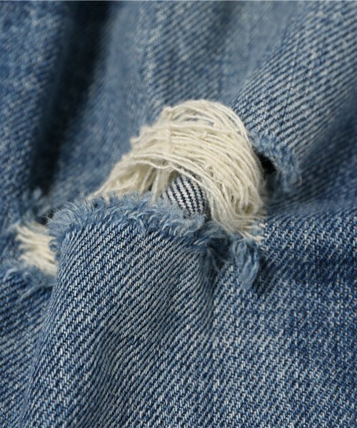 FRAME DENIM（フレームデニム）の「FRAME DENIM クラッシュデニム（デニムパンツ・レディース・ダークブルー・24/25/26/27）」の14枚目の写真