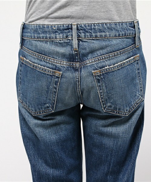 FRAME DENIM（フレームデニム）の「FRAME DENIM クラッシュデニム（デニムパンツ・レディース・ダークブルー・24/25/26/27）」の7枚目の写真