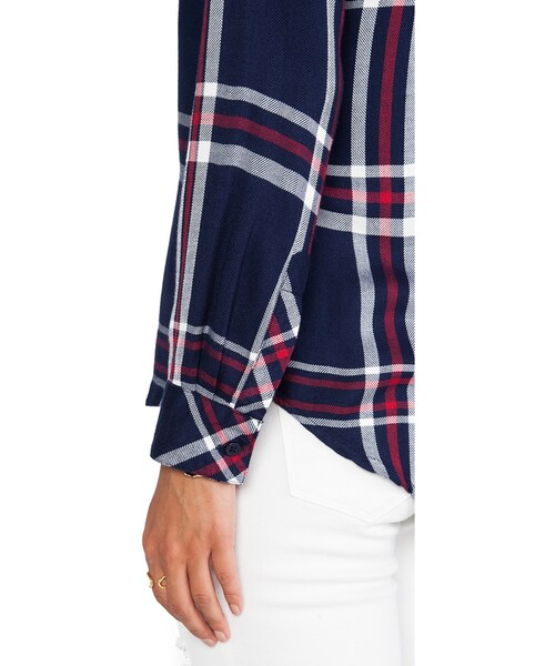 Rails（レイルズ）の「Rails Hunter Button Down（シャツ/ブラウス・レディース・Blue・XS）」の3枚目の写真