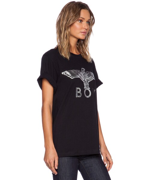 BOY LONDON（ボーイロンドン）の「BOY London Eagle BOY Tee（Tシャツ/カットソー・レディース・Black・XS/S/M/L/XL）」の2枚目の写真