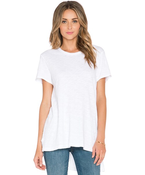 Wilt（ウィルト）の「Wilt Shrunken Shifted Crew Neck Tee（Tシャツ/カットソー・レディース・Black/White・XS/S）」の2枚目の写真