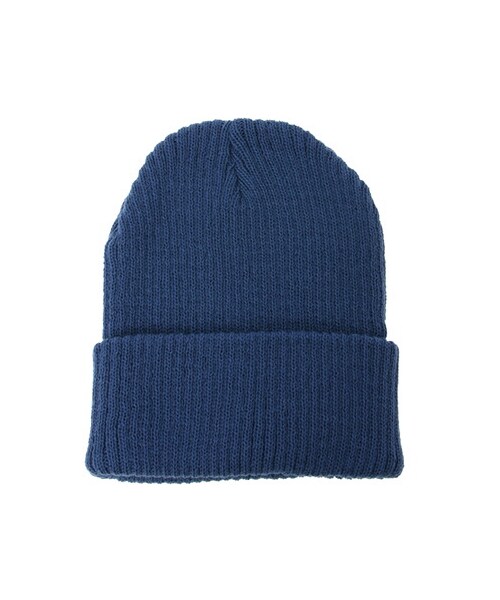 Green　Parks（グリーンパークス）の「・リブワッチ（帽子・オフホワイト/杢グレー/ブラック/ボルドー/レッド/マスタード/ブルー/ロイヤルブルー/ネイビー/ダークグリーン・F）」の5枚目の写真