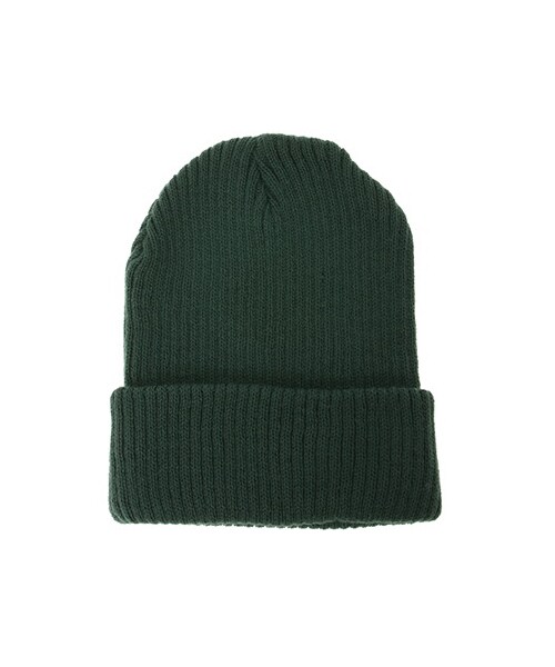 Green　Parks（グリーンパークス）の「・リブワッチ（帽子・オフホワイト/杢グレー/ブラック/ボルドー/レッド/マスタード/ブルー/ロイヤルブルー/ネイビー/ダークグリーン・F）」の4枚目の写真