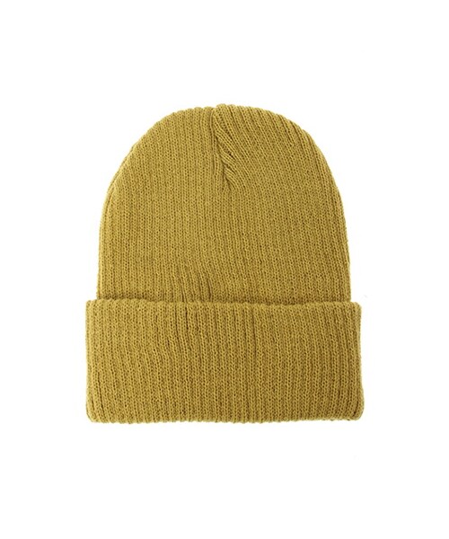 Green　Parks（グリーンパークス）の「・リブワッチ（帽子・オフホワイト/杢グレー/ブラック/ボルドー/レッド/マスタード/ブルー/ロイヤルブルー/ネイビー/ダークグリーン・F）」の7枚目の写真