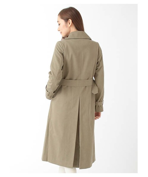 E hyphen world gallery（イーハイフンワールドギャラリー）の「ロングトレンチコート（ジャケット/アウター・ベージュ/カーキ/ネイビー）」の6枚目の写真