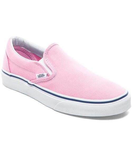 VANS（バンズ）の「Vans Classic Slip On Sneaker（スニーカー・レディース・Pink・10）」の2枚目の写真