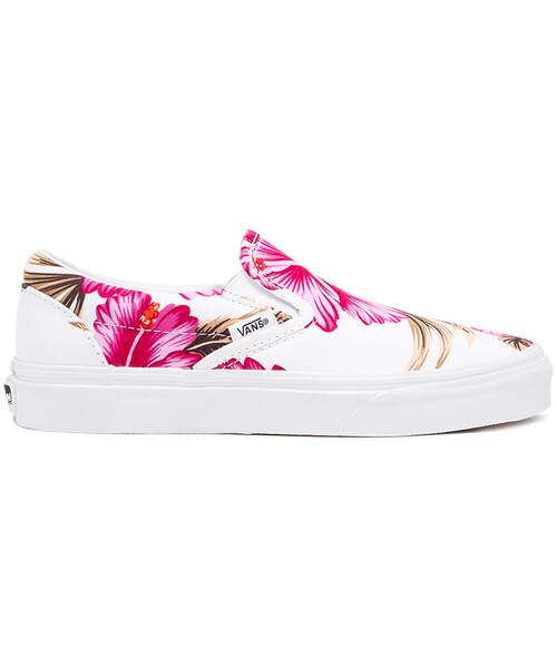 VANS(バンズ)の「Vans Classic Hawaiian Floral Slip On Sneaker(スニーカー・レディース・Pink・9.5/10)」の1枚目の写真