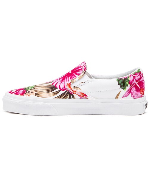 VANS(バンズ)の「Vans Classic Hawaiian Floral Slip On Sneaker(スニーカー・レディース・Pink・9.5/10)」の2枚目の写真
