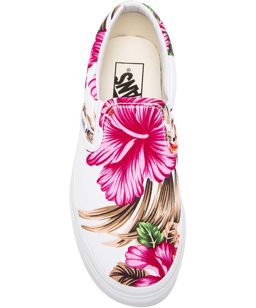 VANS(バンズ)の「Vans Classic Hawaiian Floral Slip On Sneaker(スニーカー・レディース・Pink・9.5/10)」の5枚目の写真
