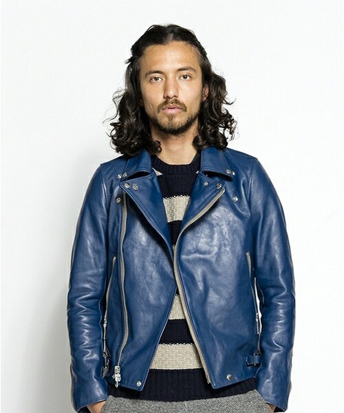CAMBIO（カンビオ）の「JK-SV-GA-1001 W-RIDERS JACKET（）」 - WEAR