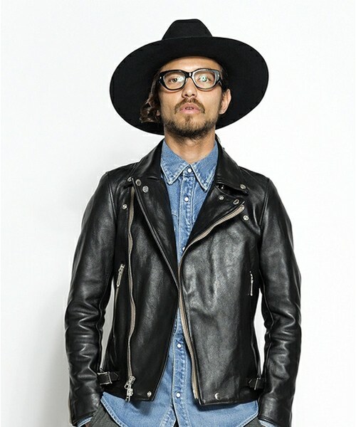 CAMBIO（カンビオ）の「JK-SV-GA-1001 W-RIDERS JACKET（）」 - WEAR