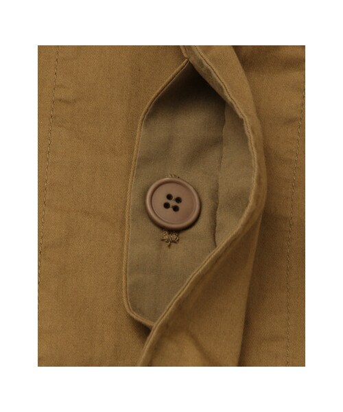 KBF（ケイビーエフ）の「コットンロングコート（ジャケット/アウター・レディース・OLIVE/MUSTARD/NAVY・one）」の15枚目の写真