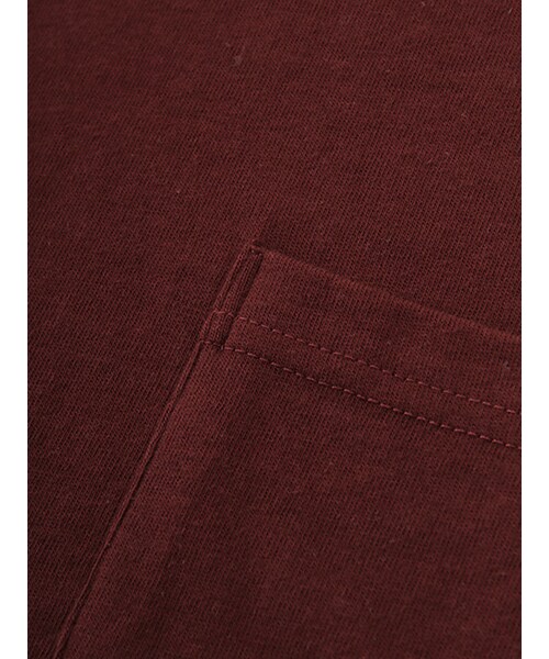 w closet（ダブルクローゼット）の「ハイネックポケ付きTシャツ（トップス・レディース・オフホワイト/キャメル/ブラウン/ブラック・FREE）」の9枚目の写真