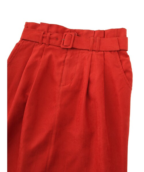 w closet（ダブルクローゼット）の「ベルト付きハイウエストタイトスカート（スカート・レディース・オレンジ/カーキ/ブラック・FREE）」の7枚目の写真