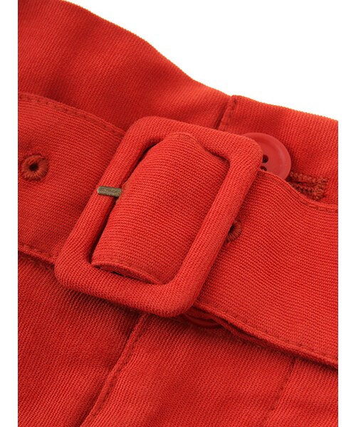 w closet（ダブルクローゼット）の「ベルト付きハイウエストタイトスカート（スカート・レディース・オレンジ/カーキ/ブラック・FREE）」の9枚目の写真