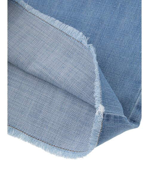 w closet（ダブルクローゼット）の「フリンジデニムガウチョパンツ（パンツ・レディース・ブルー/ネイビー・FREE）」の10枚目の写真