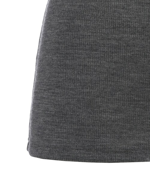 G.V.G.V.（ジーヴィージーヴィー）の「RIBBED WOOL JERSEY HIGH NECK TOP（トップス・レディース・GREY/BLACK/BGD/KHAKI・XS）」の9枚目の写真