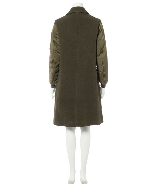 G.V.G.V.（ジーヴィージーヴィー）の「MA-1 SLEEVE COAT（ジャケット/アウター・レディース・KHAKI/BLACK・34/36）」の4枚目の写真