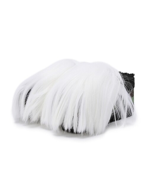 G.V.G.V.（ジーヴィージーヴィー）の「GOAT FUR SANDALS（シューズ・レディース・BROWN/WHITE・M）」の2枚目の写真