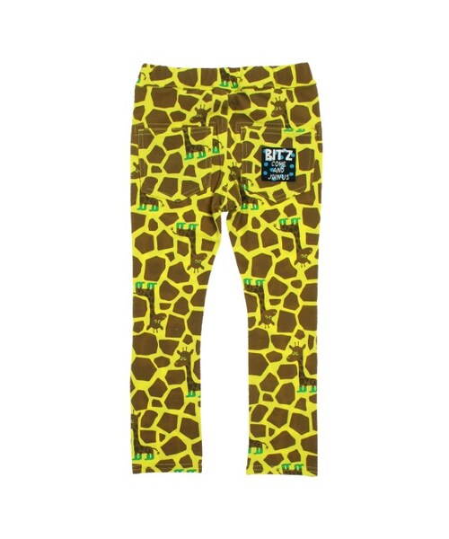 BIT'Z（ビッツ）の「3色3柄アニマルカットソーパンツ(9分丈)（パンツ・キッズ・ブルー/アイボリー/イエロー・80/90/95/100/110/120）」の7枚目の写真