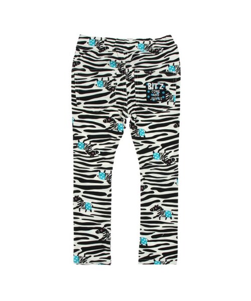 BIT'Z（ビッツ）の「3色3柄アニマルカットソーパンツ(9分丈)（パンツ・キッズ・ブルー/アイボリー/イエロー・80/90/95/100/110/120）」の6枚目の写真