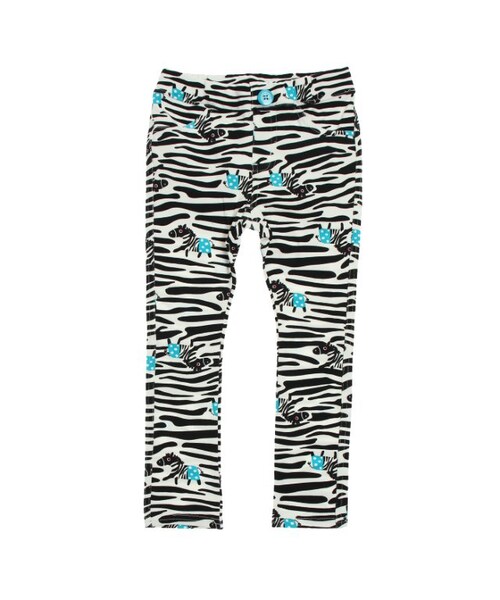 BIT'Z（ビッツ）の「3色3柄アニマルカットソーパンツ(9分丈)（パンツ・キッズ・ブルー/アイボリー/イエロー・80/90/95/100/110/120）」の4枚目の写真