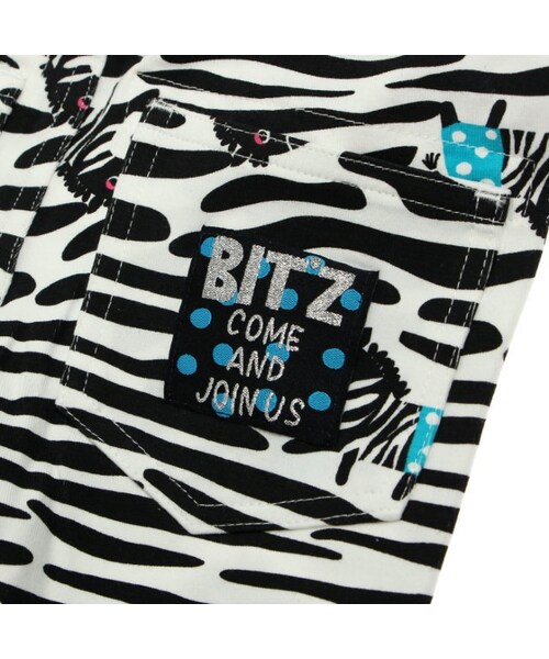 BIT'Z（ビッツ）の「3色3柄アニマルカットソーパンツ(9分丈)（パンツ・キッズ・ブルー/アイボリー/イエロー・80/90/95/100/110/120）」の10枚目の写真