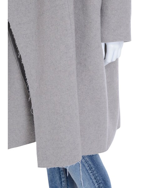 Ungrid（アングリッド）の「ダブルフェイスウールガウンコート（ジャケット/アウター・レディース・グレー/ネイビー/キャメル）」の10枚目の写真