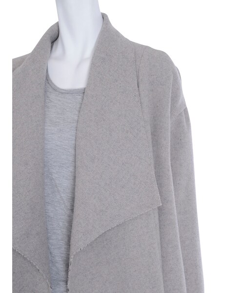 Ungrid（アングリッド）の「ダブルフェイスウールガウンコート（ジャケット/アウター・レディース・グレー/ネイビー/キャメル）」の9枚目の写真