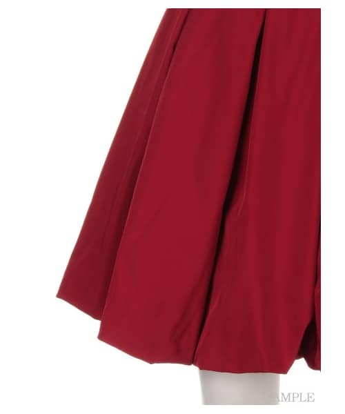 SNIDEL(スナイデル)の「バックリボンバルーンスカート(ミニスカート・レディース・CHECK/ROSE/BLK・F)」の9枚目の写真