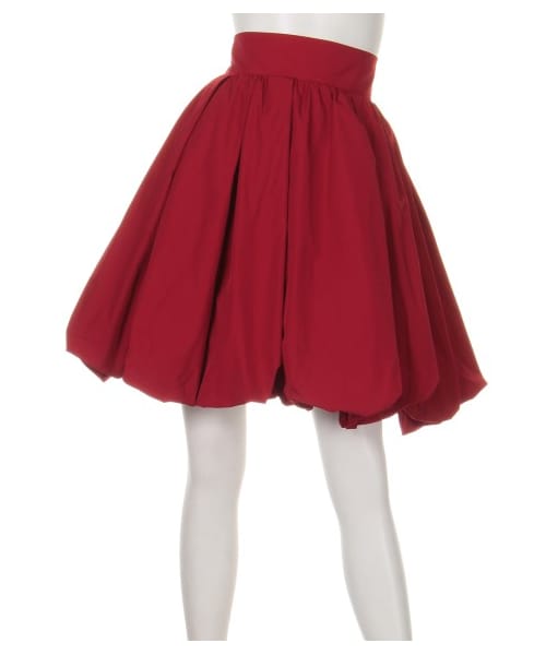 SNIDEL(スナイデル)の「バックリボンバルーンスカート(ミニスカート・レディース・CHECK/ROSE/BLK・F)」の4枚目の写真