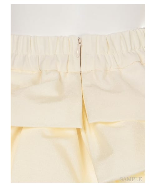 スナイデル白フフリルスカート SNIDEL｜フリルレーススカート | Rakuten Fashion(楽天