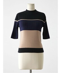 imvely | くびつまりボーダーニット(ニット/セーター)