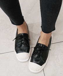 DHOLIC | レザーレースアップジュートスニーカー(スニーカー)