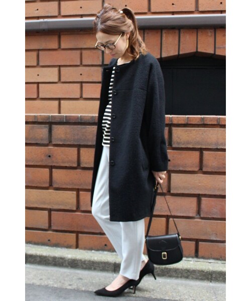 FRAMeWORK（フレームワーク）の「≪予約≫シャギー Cネックコート  