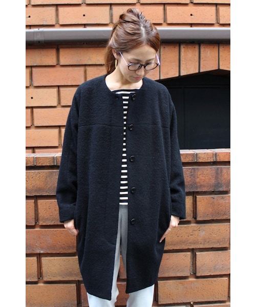 FRAMeWORK（フレームワーク）の「≪予約≫シャギー Cネックコート  