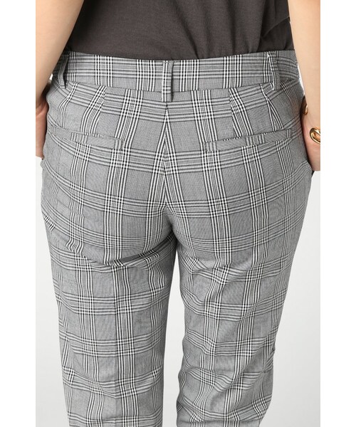 Spick & Span（スピックアンドスパン）の「グレンチェックST スソW（パンツ・レディース・グレー/グレーB・34/36/38/40）」の8枚目の写真