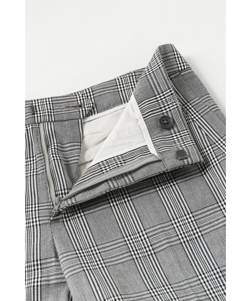 Spick & Span（スピックアンドスパン）の「グレンチェックST スソW（パンツ・レディース・グレー/グレーB・34/36/38/40）」の11枚目の写真