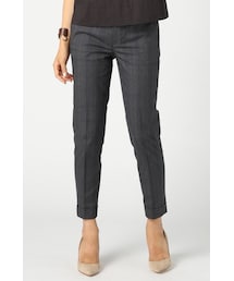 Spick & Span | グレンチェックST スソW(パンツ)