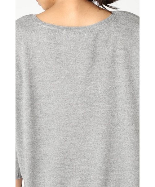 Spick & Span（スピックアンドスパン）の「ITALY WOOL 16Gテンジク プルオーバー（トップス・レディース・ブラック/グレーA/ホワイト/ピンク・フリー）」の12枚目の写真